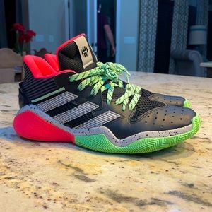 Harden Stepback Original Pink and Green Men’s Basketball Shoes